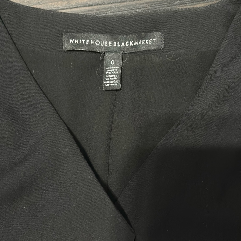 WHBM black shell. NWOT.